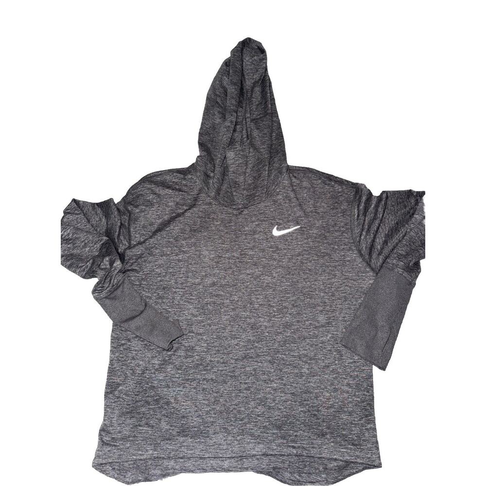 Cropped Grey Nike Running Women’s Workout Hoodie Xsmall V17